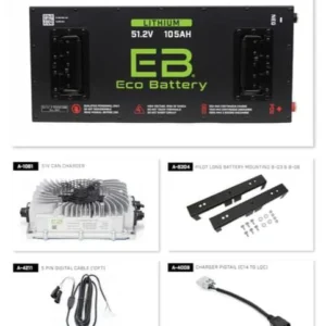 Eco Battery Gen 3 48V Lithium Bundle Kit