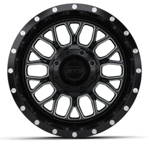 GTW Helix Black Machined Wheel