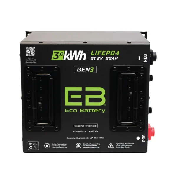 51V 60Ah Cube LiFePO4 Gen3 Battery