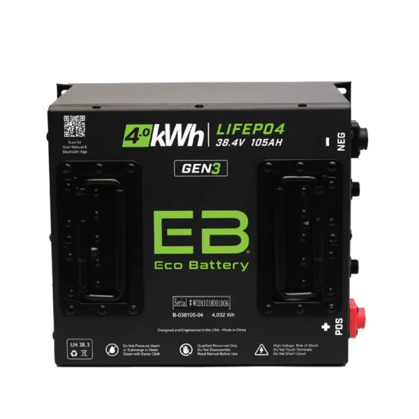38V LiFePO4 Gen3 Battery