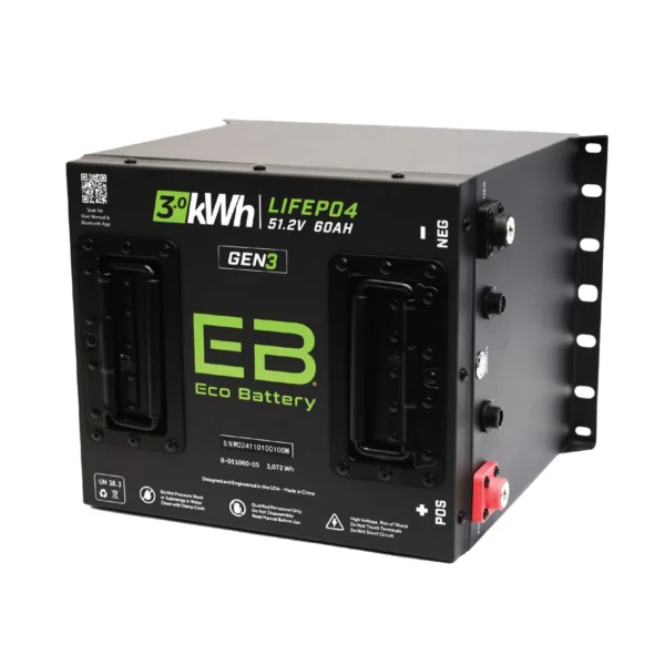 51V 60Ah Cube LiFePO4 Gen3 Battery - Image 3