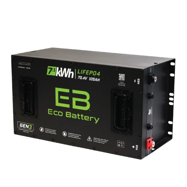 70V 105Ah LiFePO4 Gen3 Battery - Image 3