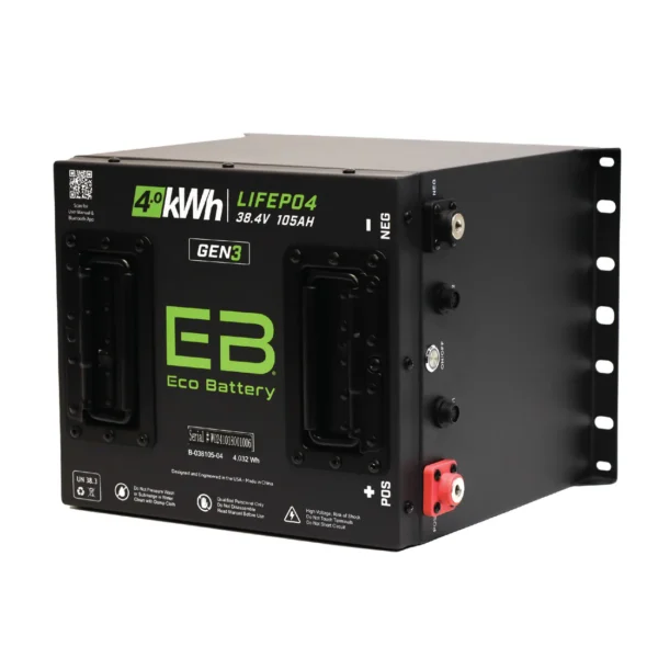 38V 105Ah Cube LiFePO4 Gen3 Battery - Image 4